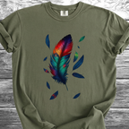 Vibrant Feather TShirt