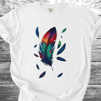 Vibrant Feather TShirt
