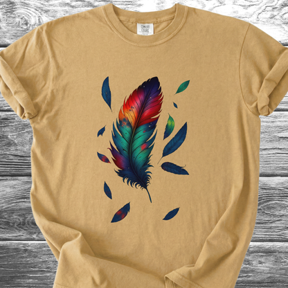 Vibrant Feather TShirt
