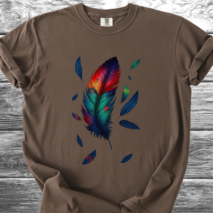 Vibrant Feather TShirt