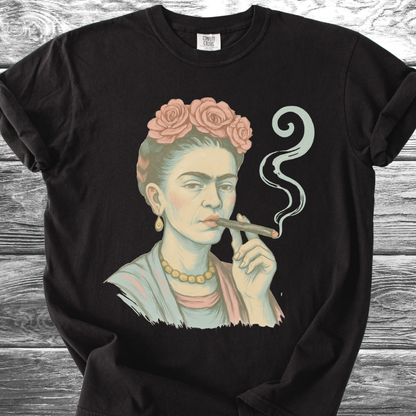 Artist & Her Cigar Pastel TShirt