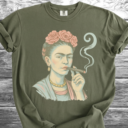 Artist & Her Cigar Pastel TShirt