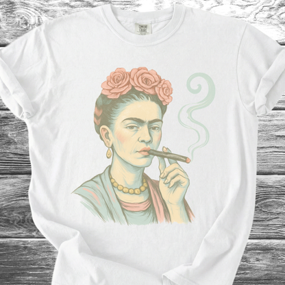 Artist & Her Cigar Pastel TShirt