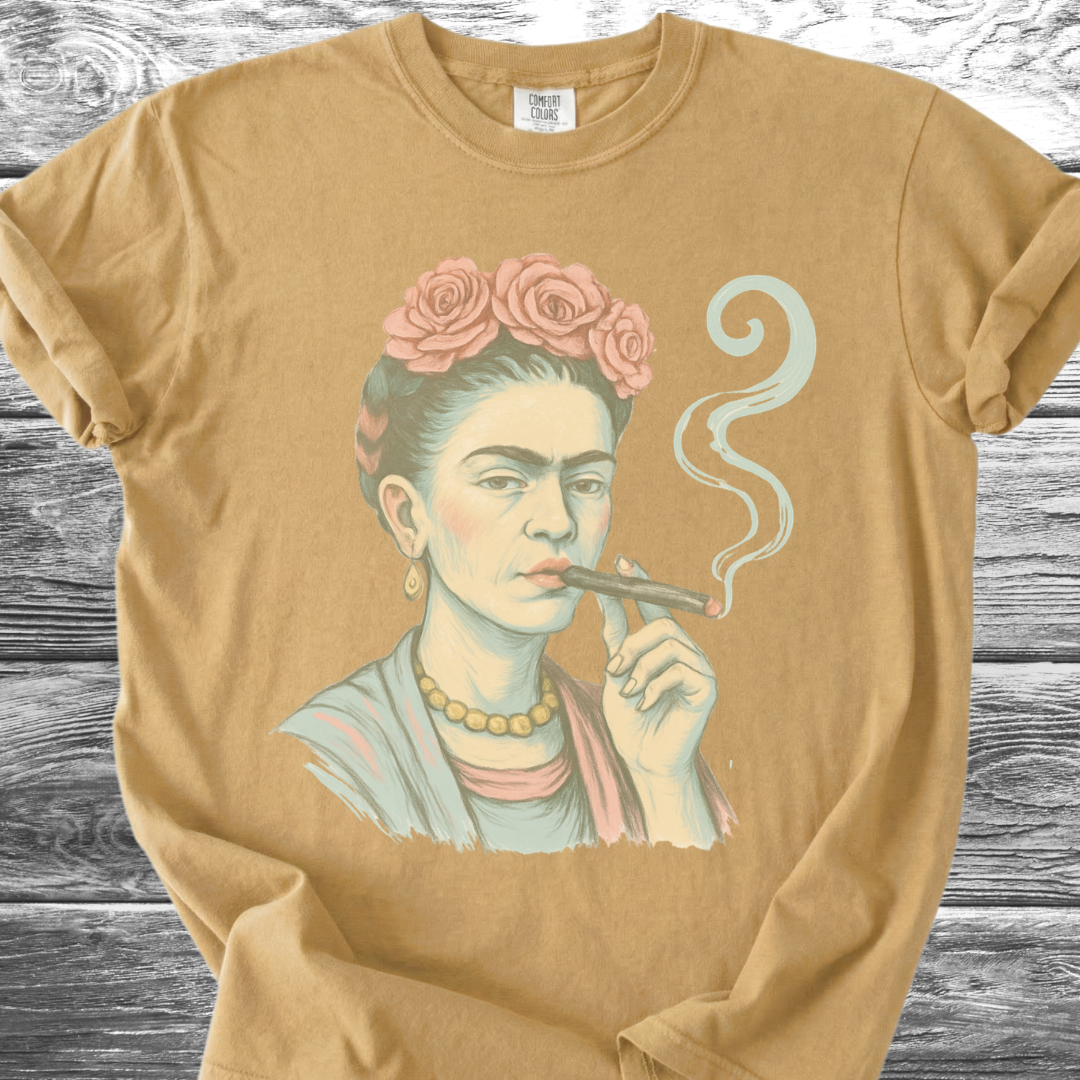 Artist & Her Cigar Pastel TShirt