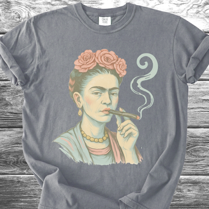 Artist & Her Cigar Pastel TShirt