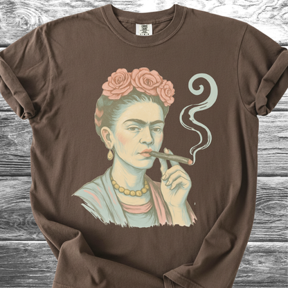 Artist & Her Cigar Pastel TShirt