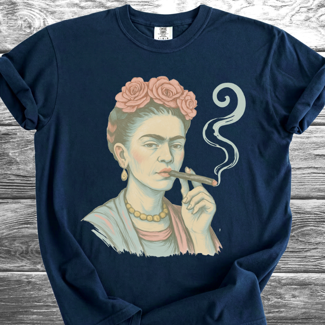 Artist & Her Cigar Pastel TShirt