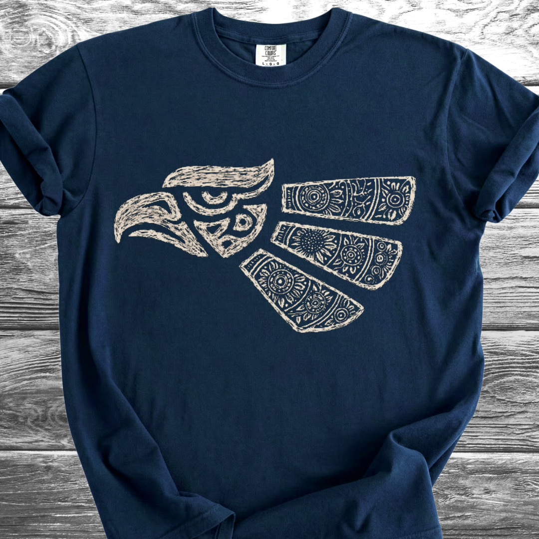 Golden Eagle Mandala TShirt