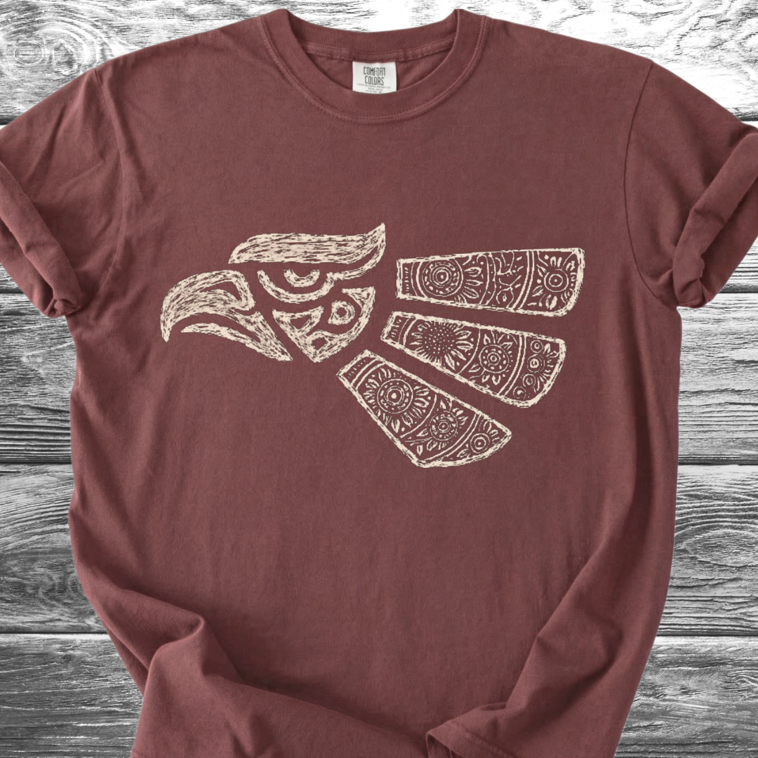 Golden Eagle Mandala TShirt