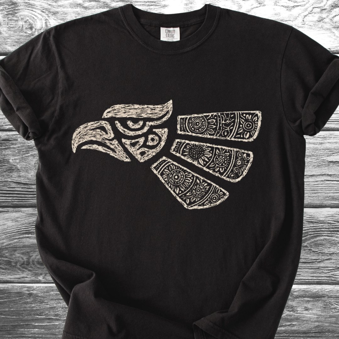 Golden Eagle Mandala TShirt