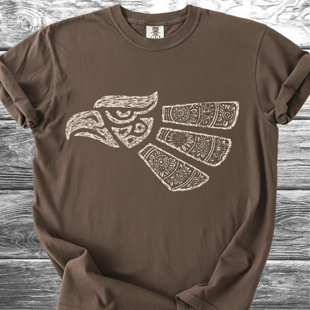 Golden Eagle Mandala TShirt