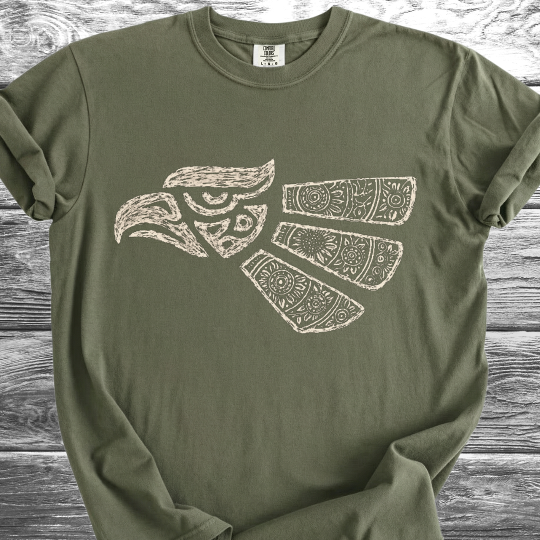 Golden Eagle Mandala TShirt