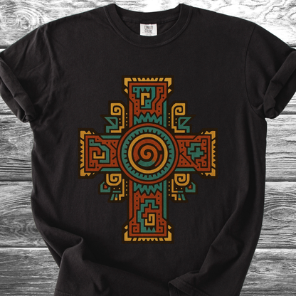 Tribal Cross Bold TShirt