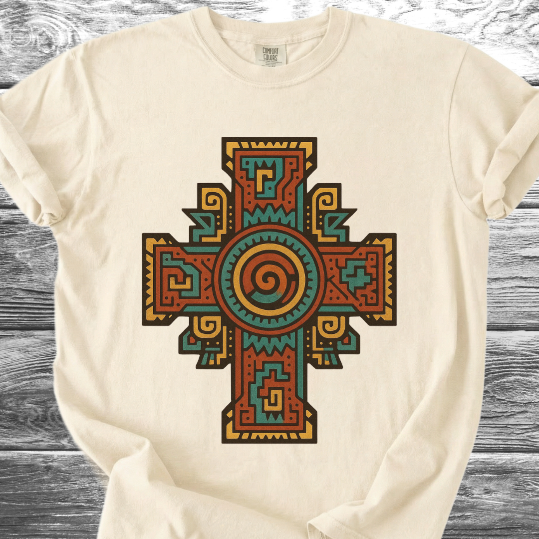 Tribal Cross Bold TShirt
