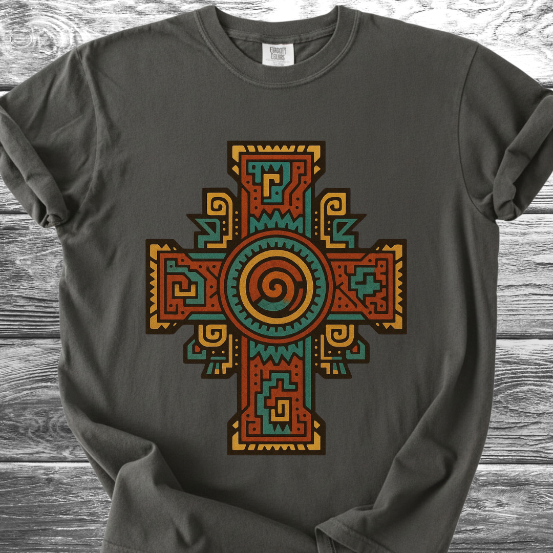 Tribal Cross Bold TShirt