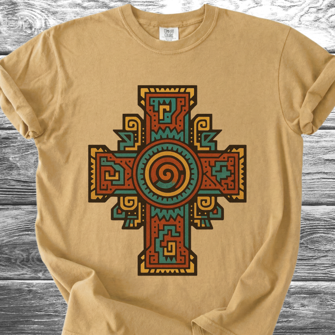 Tribal Cross Bold TShirt