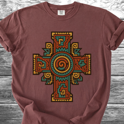 Tribal Cross Bold TShirt