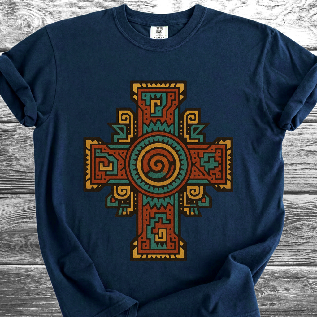Tribal Cross Bold TShirt