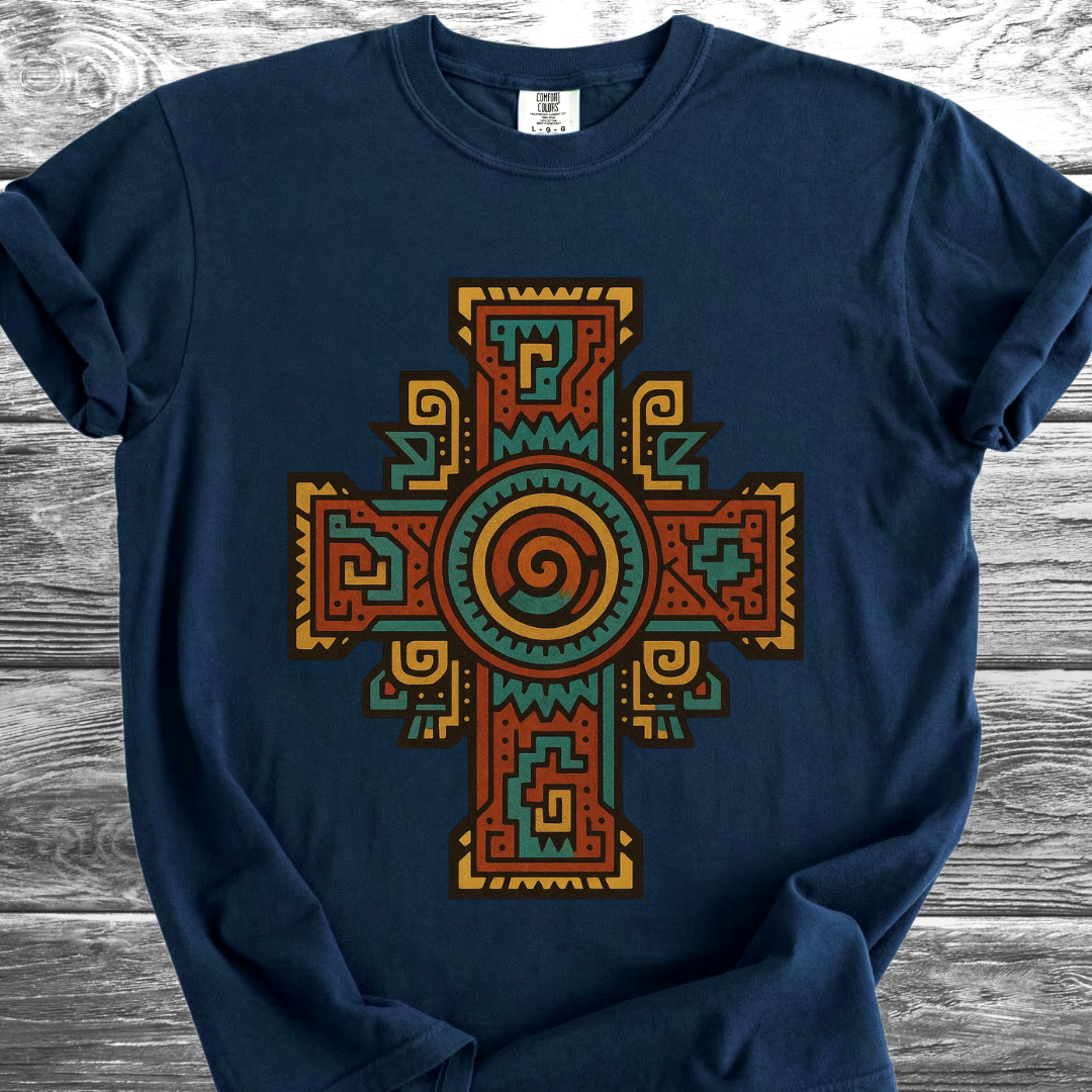 Tribal Cross Bold TShirt