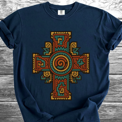 Tribal Cross Bold TShirt