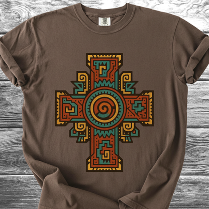 Tribal Cross Bold TShirt