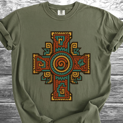 Tribal Cross Bold TShirt