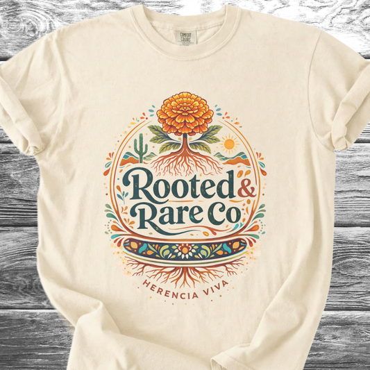 Rooted & Rare Co. Herencia Viva TShirt