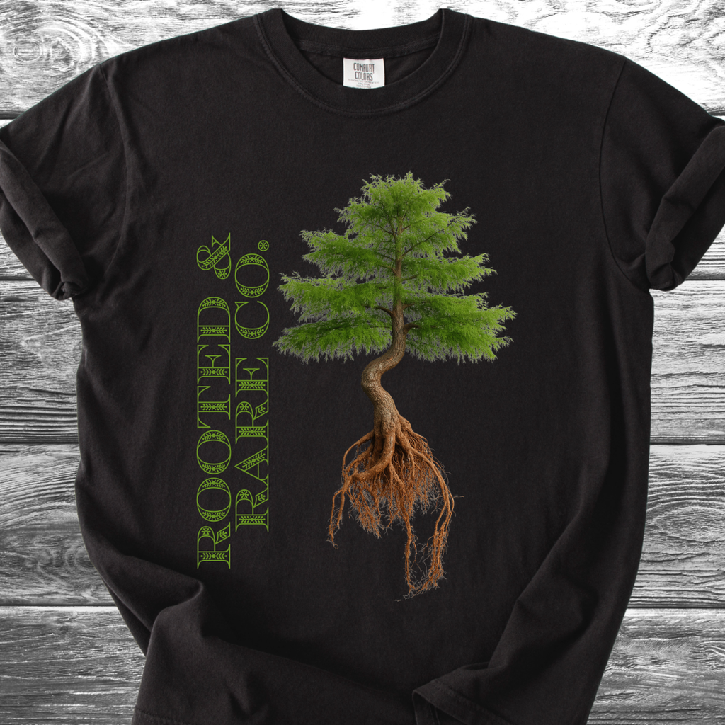 Rooted & Rare Co. Green TShirt