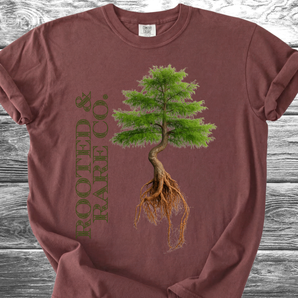 Rooted & Rare Co. Green TShirt