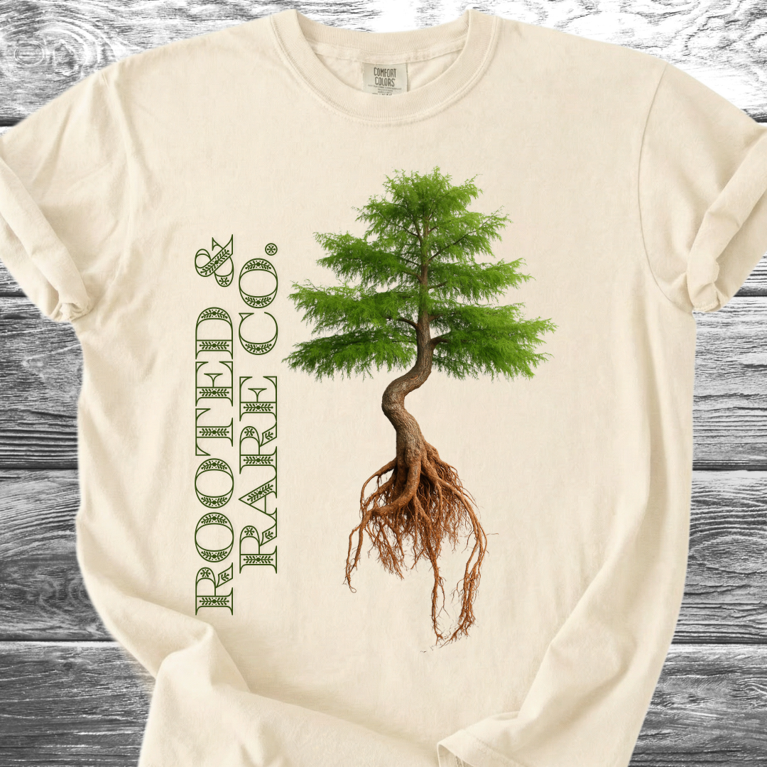 Rooted & Rare Co. Green TShirt