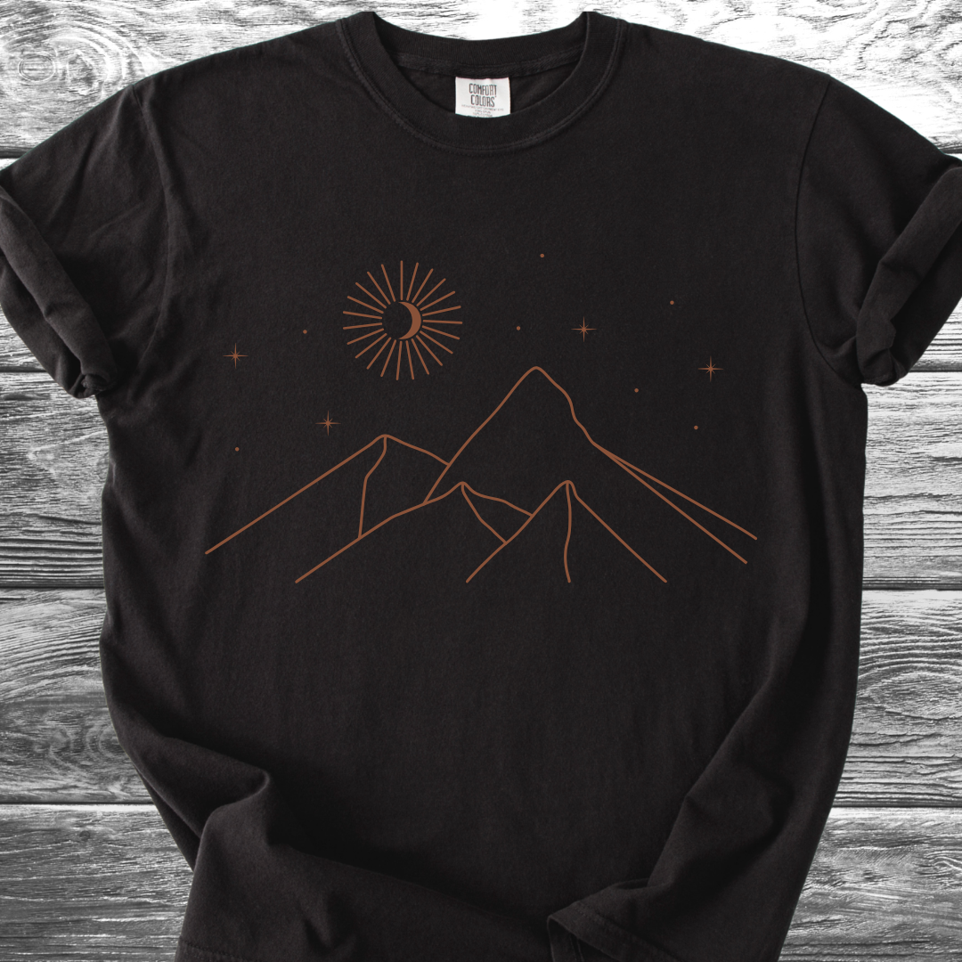 Mountains At Night TShirt