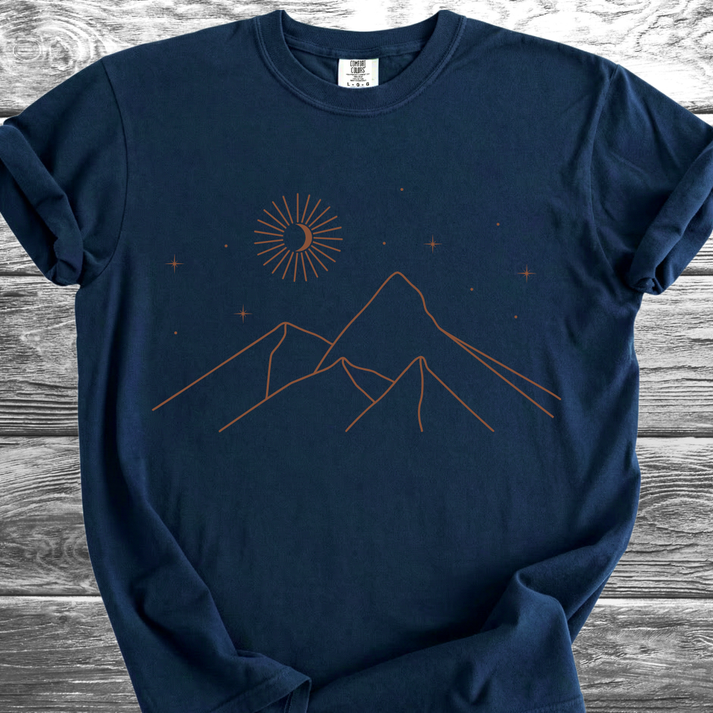 Mountains At Night TShirt