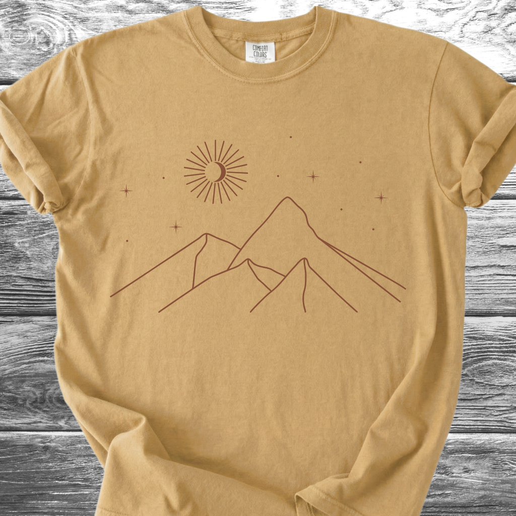 Mountains At Night TShirt