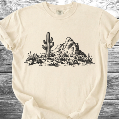 Cactus Outlined TShirt