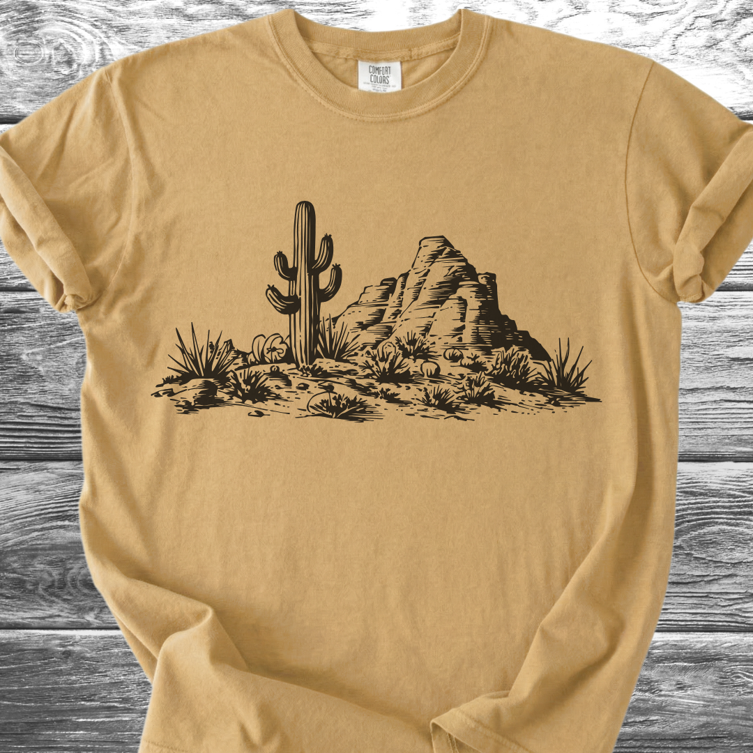 Cactus Outlined TShirt