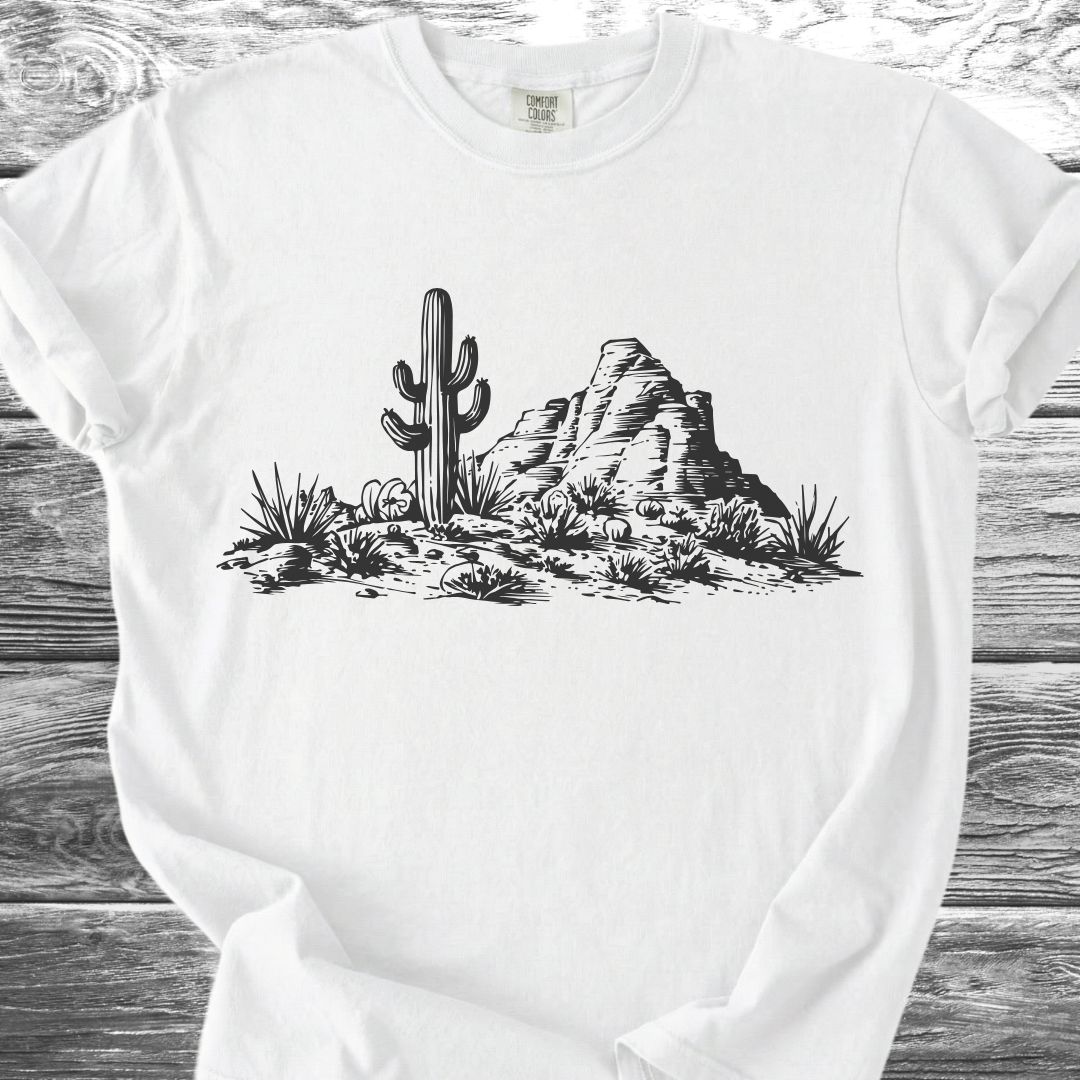 Cactus Outlined TShirt