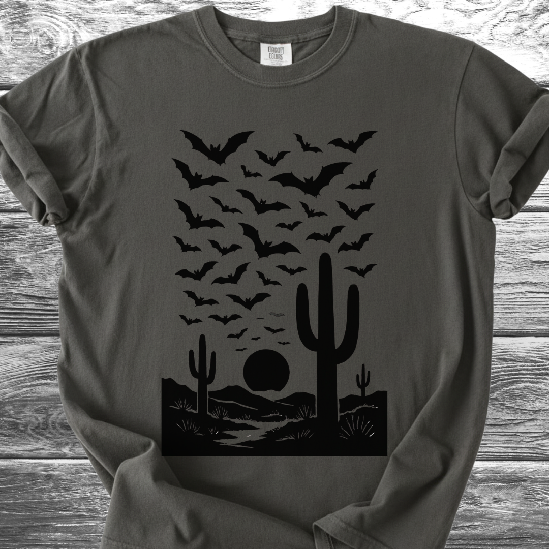 Bats At Desert Sunset TShirt