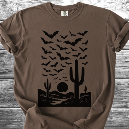 Bats At Desert Sunset TShirt