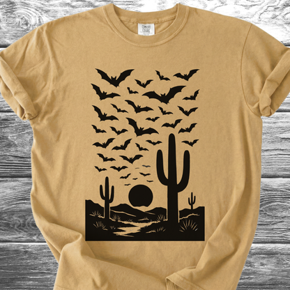 Bats At Desert Sunset TShirt