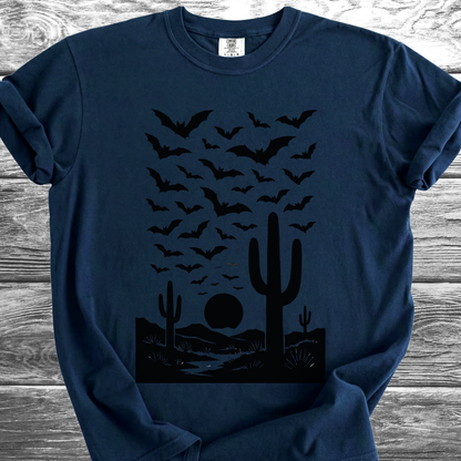 Bats At Desert Sunset TShirt