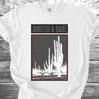 Cactus Rooted & Rare Graphic Black TShirt