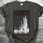 Cactus Rooted & Rare Graphic Black TShirt