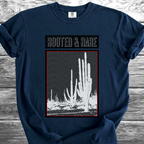 Cactus Rooted & Rare Graphic Black TShirt