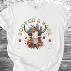 Rooted & Rare Bull Skull TShirt