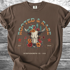 Rooted & Rare Bull Skull TShirt