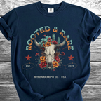 Rooted & Rare Bull Skull TShirt