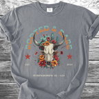 Rooted & Rare Bull Skull TShirt