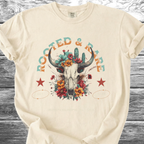 Rooted & Rare Bull Skull TShirt