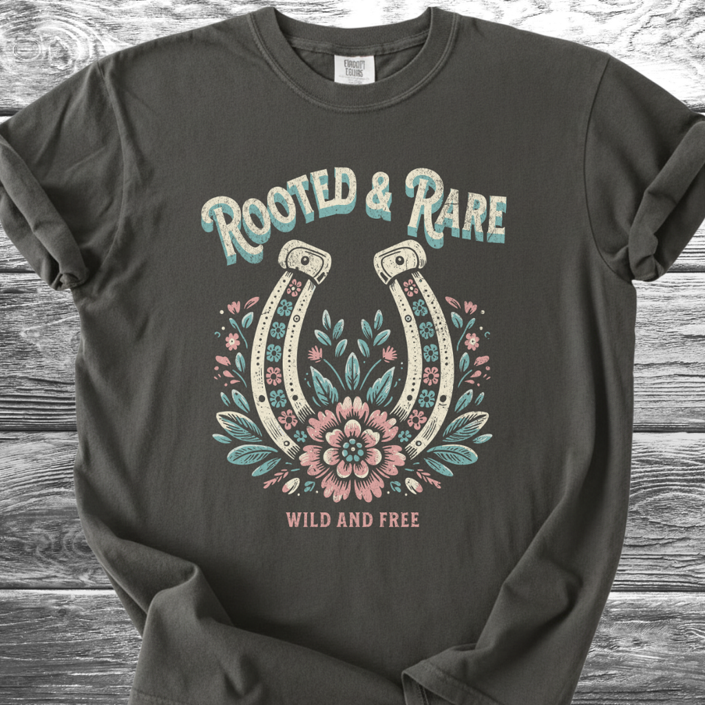 Rooted & Rare Wild and Free TShirt