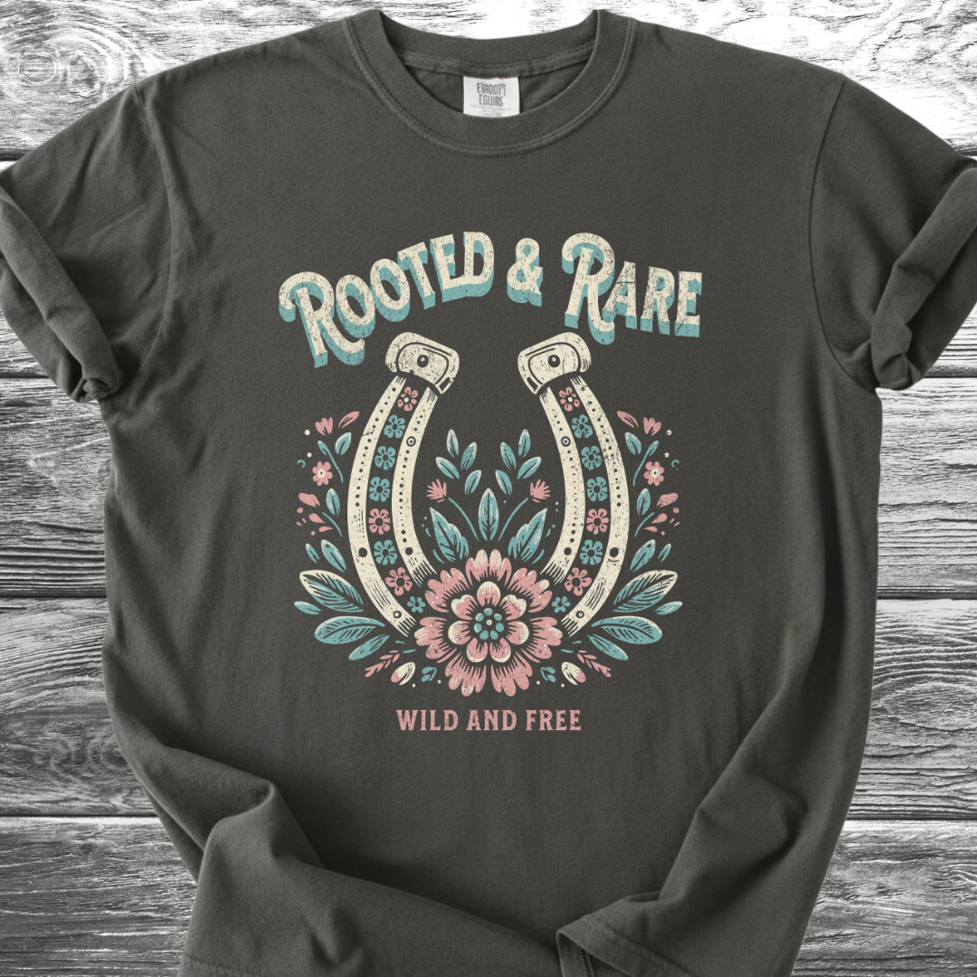 Rooted & Rare Wild and Free TShirt